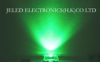 New 200X superflux green 3MM r/h led lamp 15,000MCD fs