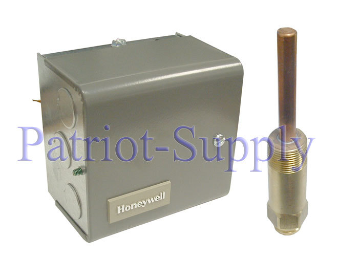 Honeywell L4081B1013 dual aquastat control with well