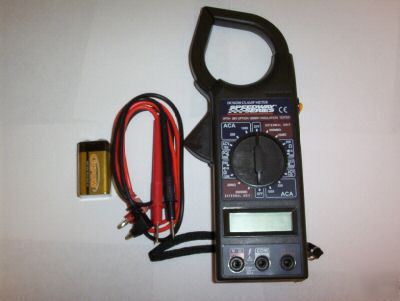 New 1000 amp speedway digital clamp meter with case 