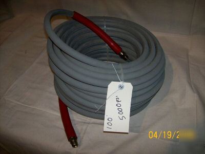 New gray 100' 3000PSI pressure washer hose
