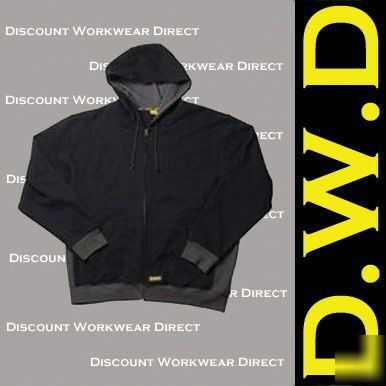 Dewalt grey/black hooded sweater - xl