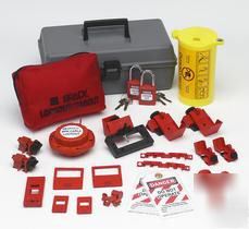 New brady lock-out, tag-out electrical lockout toolbox , 