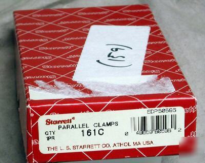 New starrett 161C parallel clamp set in box