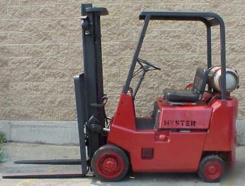 Used hyster S30XL lpg 3,900 lb capacity forklift
