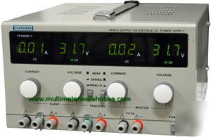Tekpower variable triple-ouput dc power supply 30V @ 5A