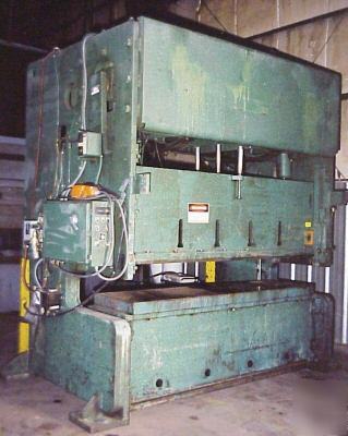 150 ton rousselle gap frame press 102 x 44 bed