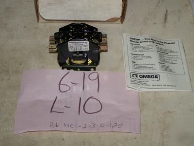 1 omega magnetic contactor m 132/1288 cat# MC1-2-30-120