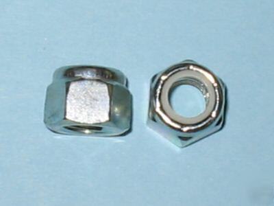 50 stainless steel nylon insert lock nuts 10-24