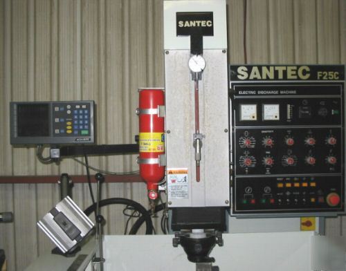 Edm, santec F25C/SED300B w/acu-rite dro, 89 hours 1998