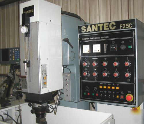 Edm, santec F25C/SED300B w/acu-rite dro, 89 hours 1998