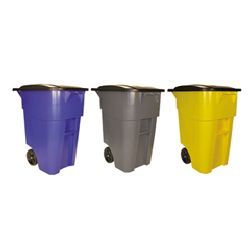 50-gallon brute rollout container-rcp 9W27 yel