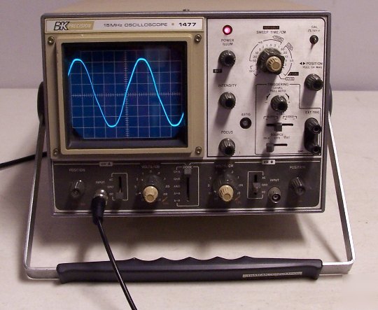 Bk precision oscilloscope 15MHZ benchtop, audio, video