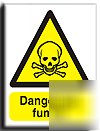 Dangerous fumes sign-s. rigid-200X250MM(wa-095-re)