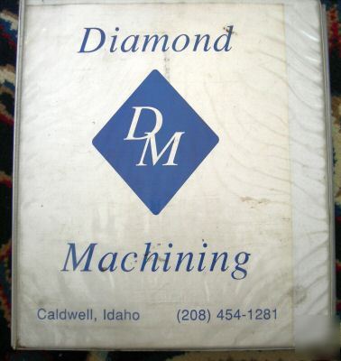 Diamond machining pwg 1260 tub grinder operators manual