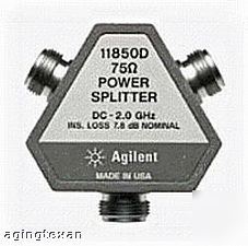 Hp model 11850D power splitter / 75 ohm / dc-2.0 ghz