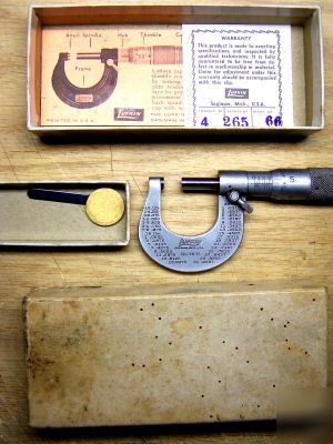Lufkin # 1641 vintage micrometer ~ excelent condition 