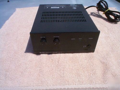 Toa bg-115 telephone music paging intercom amp 