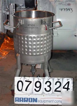 Used: precision kettle, 35 gallon, 316L stainless steel