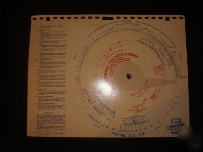 1949 continental equip. co. butterfly valve sizing rule