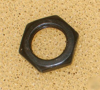 25 black metric nuts - M7-.75 x 10MM