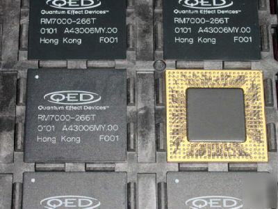 64, microprocessor, qed# RM7000-266T, bga package