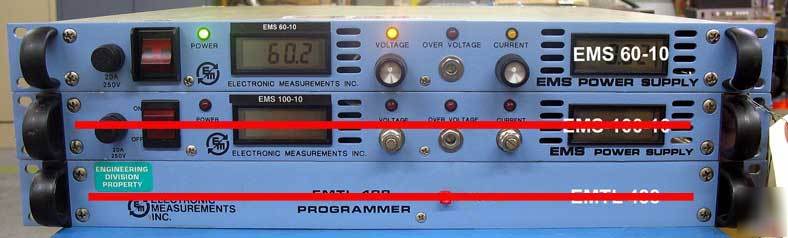 Electronic measurements EMS60-1-d 60V dc power supply