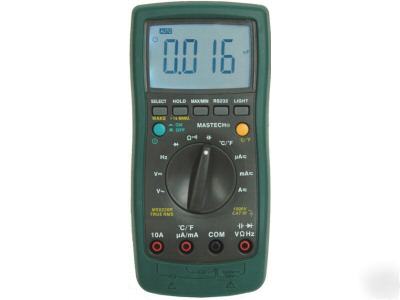 Digital multimeter,pc-interface,true rms,6000 count, 