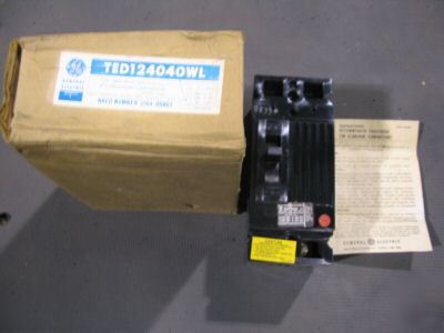 General elecric circuit breaker TED124040 40A nos 2POLE