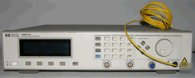 Hp agilent E5574A optical loss analyzer opt 020 & 135