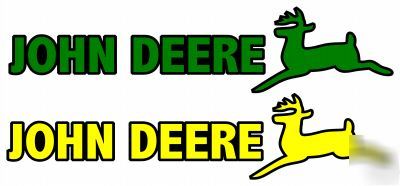 John deere vinyl logo / sticker/ decal 