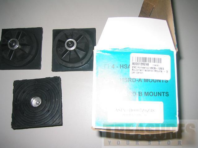 Knc homeshop hscb-125/3 equipment isolation mounts 3 nb