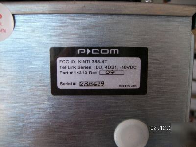 Pcom 38GHZ microwave radio system complete 