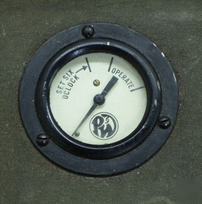 Pratt & whitney air-o-limit g-30 pneumatic bore gauge 