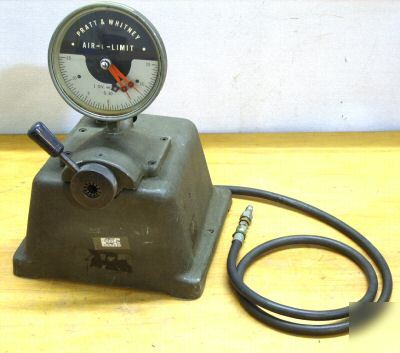 Pratt & whitney air-o-limit g-30 pneumatic bore gauge 