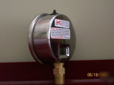 Hydraulic pressure gauge, 0-5,000 psi, 4