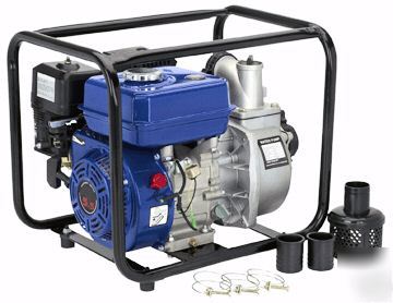 2'', 145 gpm, clear water pump with 5.5 hp gas engine 