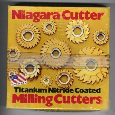 3TITANIUM nitride coated milling cutters niagra cutters