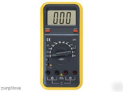 Digital electronic lcd inductance/capacitance meter