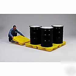 Dixie poly 55-gal. drum modular spill pallet