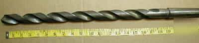 Long drill bit 25/32 morse taper 2 drills extra length