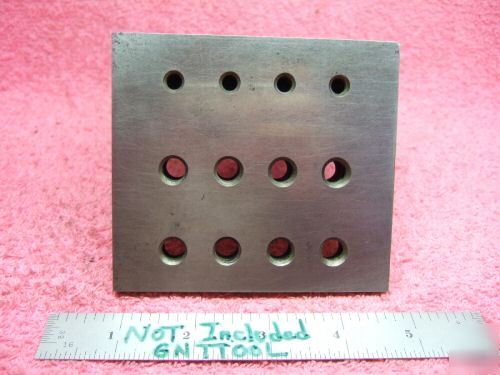 Angle plate toolmaker machinist hardened vee clamps 2 