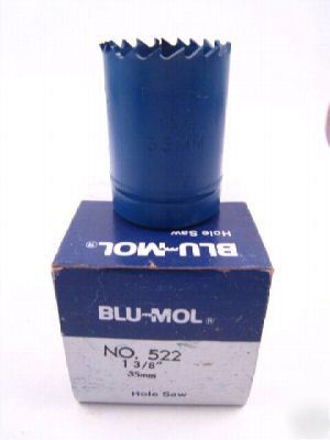 New blu-mol hole saw #522 - 1 3/8