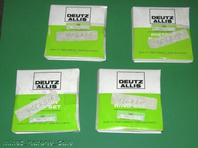 Piston ring sets 4PC lot deutz allis 74062311-1 nos obo