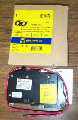 Square d QO115PL circuit breaker power link 