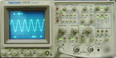 Tektronix 2467B 400 mhz 4-channel scope, certified