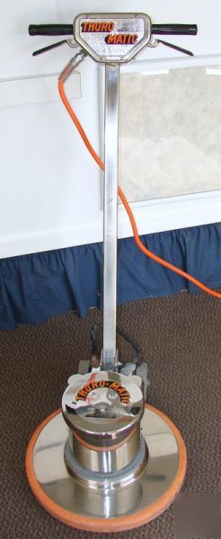 Thoro-matic floor buffer polisher machine 17