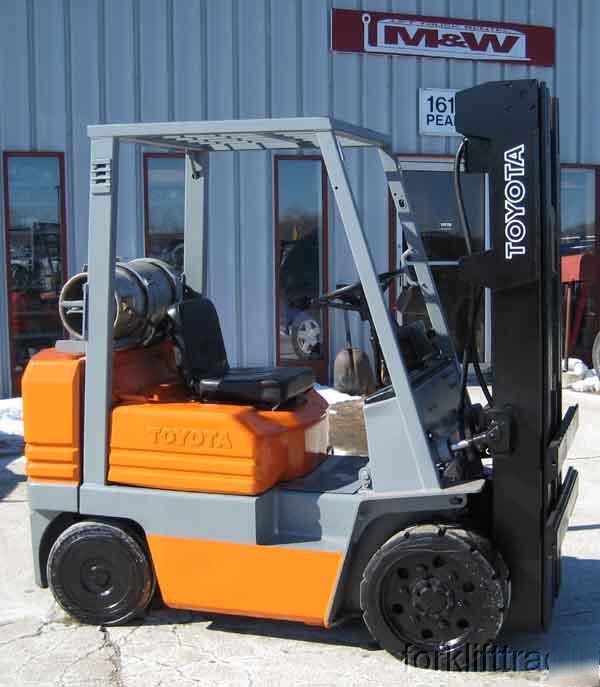 Toyota cushion 5,000LB forklift lifttruck