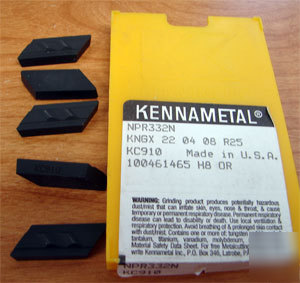 5PC kennametal npr 332N KC910 top notch insert