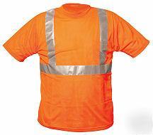 Ansi osha class ii 2 traffic safety t-shirt orange 2XL