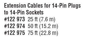 New miller 122975 extension cable 75FT - 